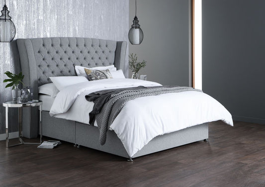 Eleanor Storage Ottoman Bed Base – Half-End Lift