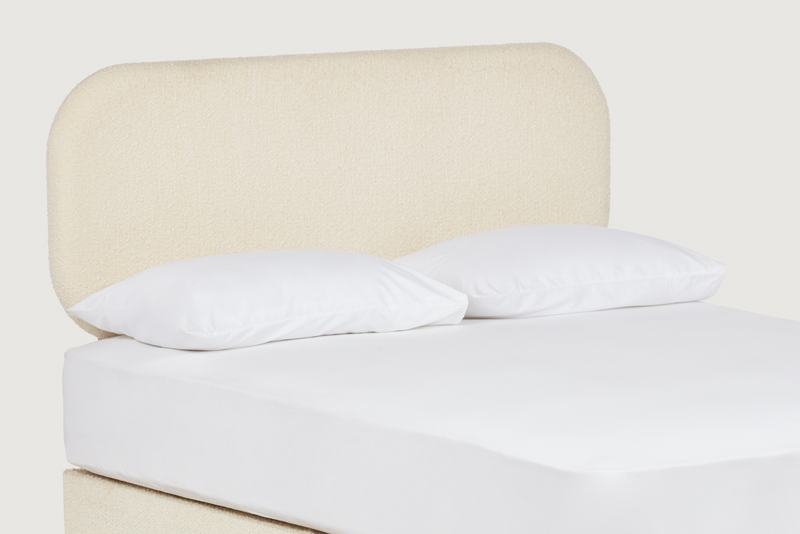 Twiggy Upholstered Round-Edged Strutted Headboard