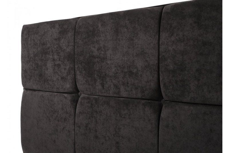 Bowie Contemporary Button-Backed Upholstered Floor-Standing Headboard