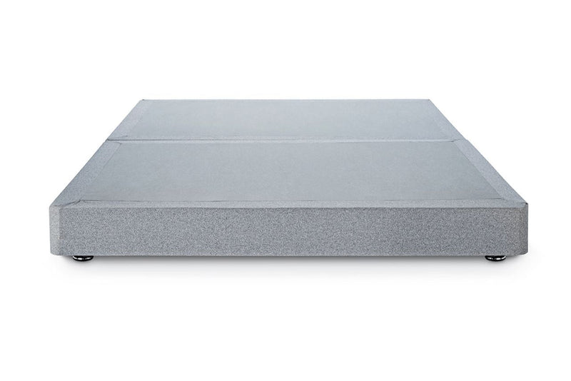 Catherine Upholstered Low Divan Base With Chrome Glides - Total Height 19Cm