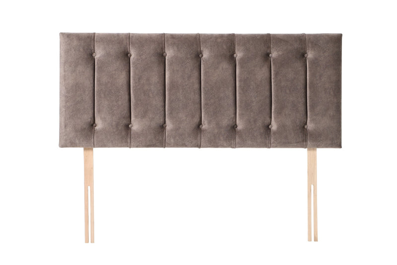 Lenny Contemporary Button-Backed Strutted Mount Upholstered Headboard