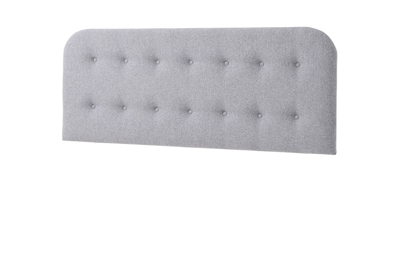 Shakespeare Contemporary Button-Backed Upholstered Mounted Strutted Headboard