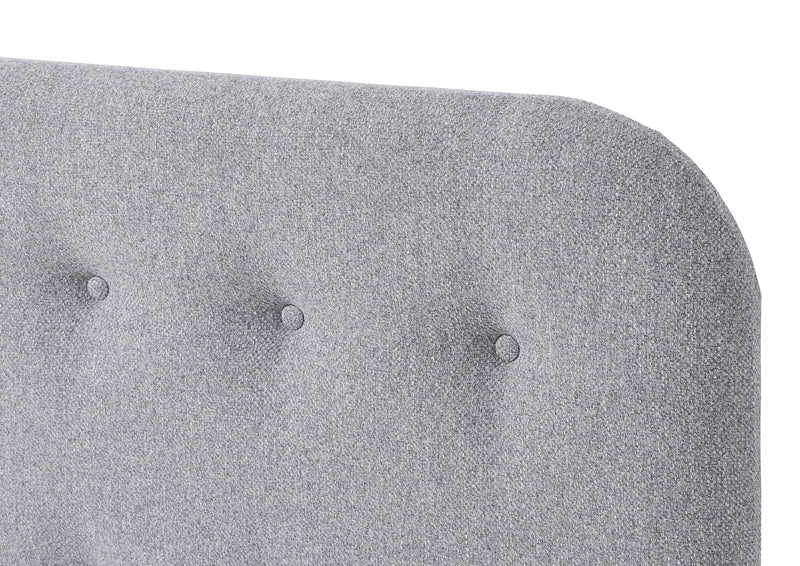 Shakespeare Contemporary Button-Backed Upholstered Mounted Strutted Headboard