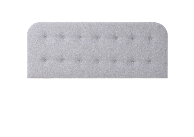 Shakespeare Contemporary Button-Backed Upholstered Mounted Strutted Headboard