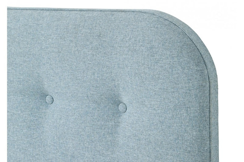 Shakespeare Contemporary Button Backed Upholstered Floor-Standing Headboard