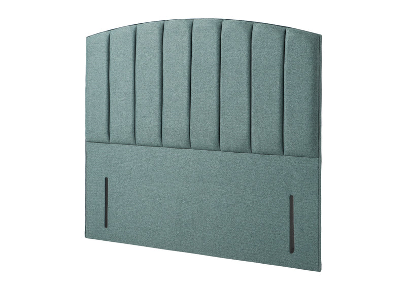Lulu Contemporary Upholstered Fluted Floor-Standing Headboard