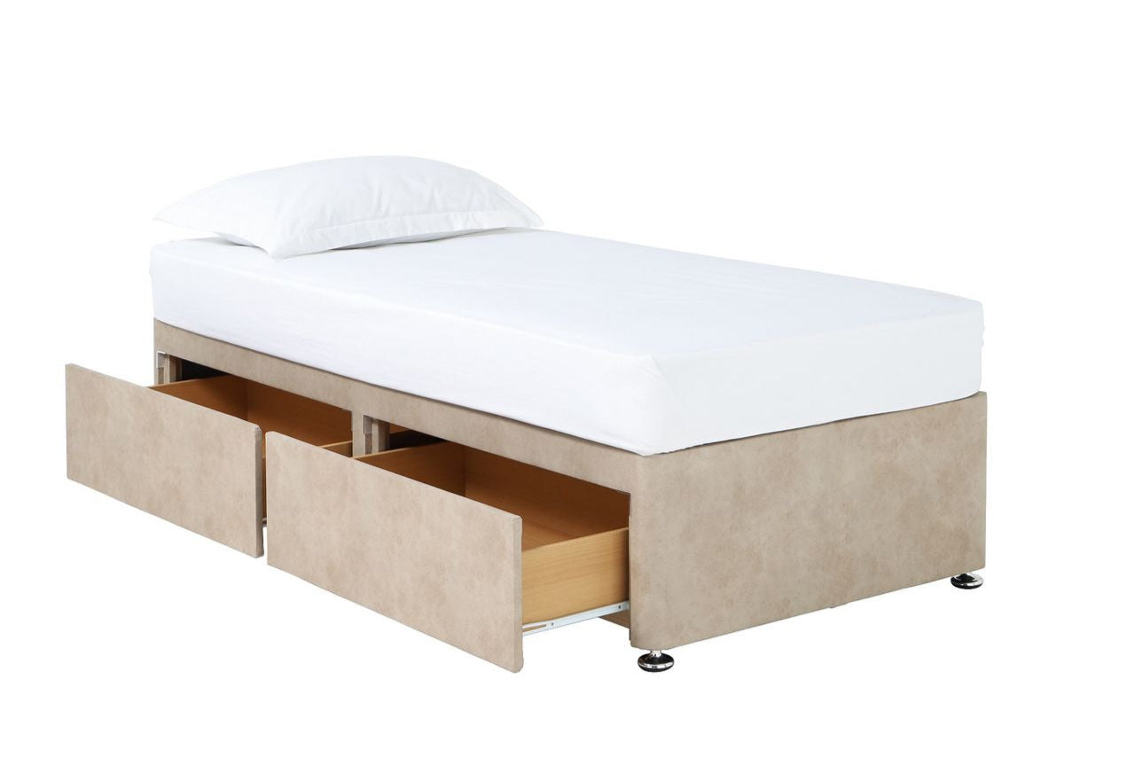 Elizabeth Upholstered Divan Base, With 2 Large Side Drawers-2