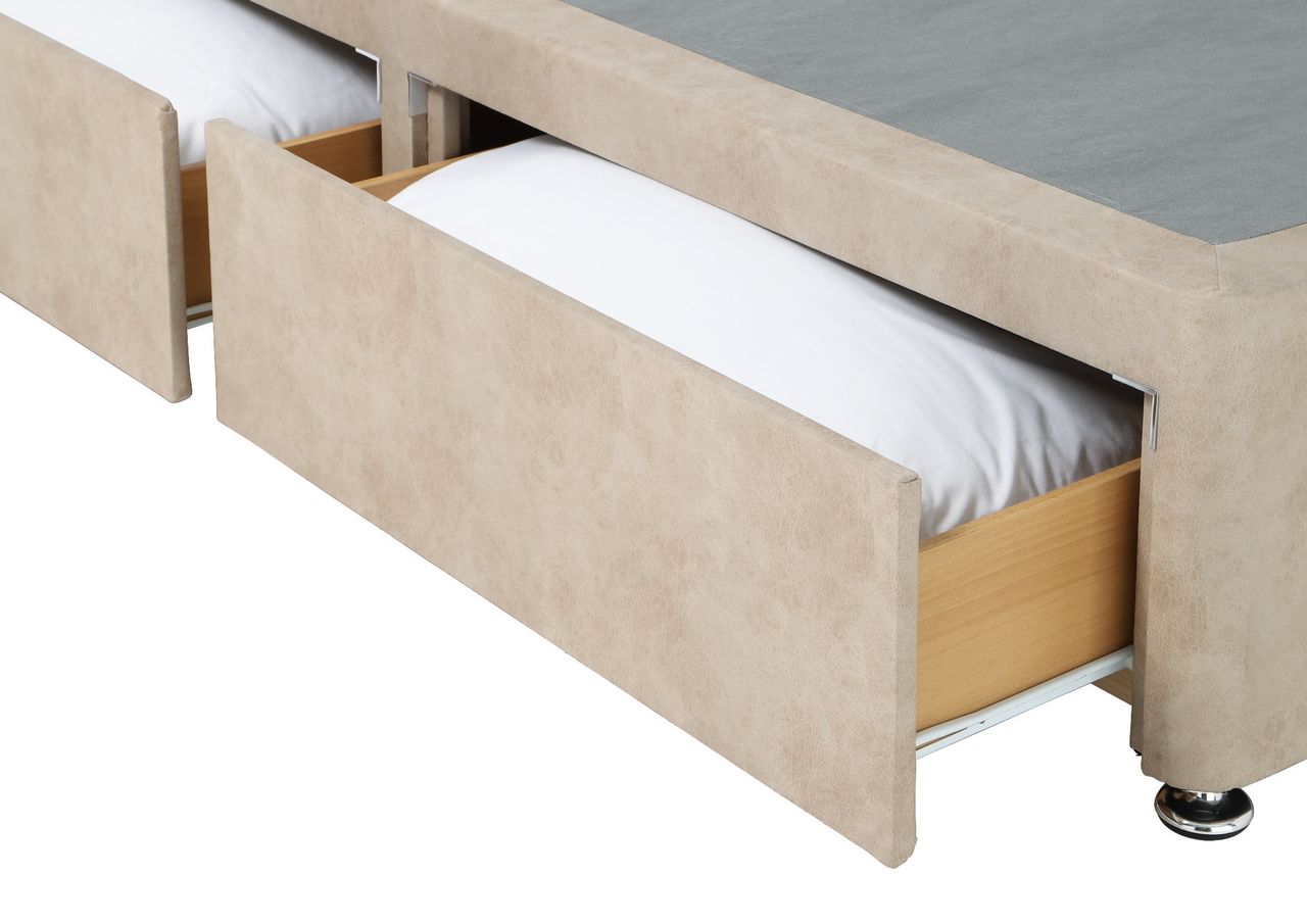 Elizabeth Upholstered Divan Base, With 2 Large Side Drawers-zoom-3