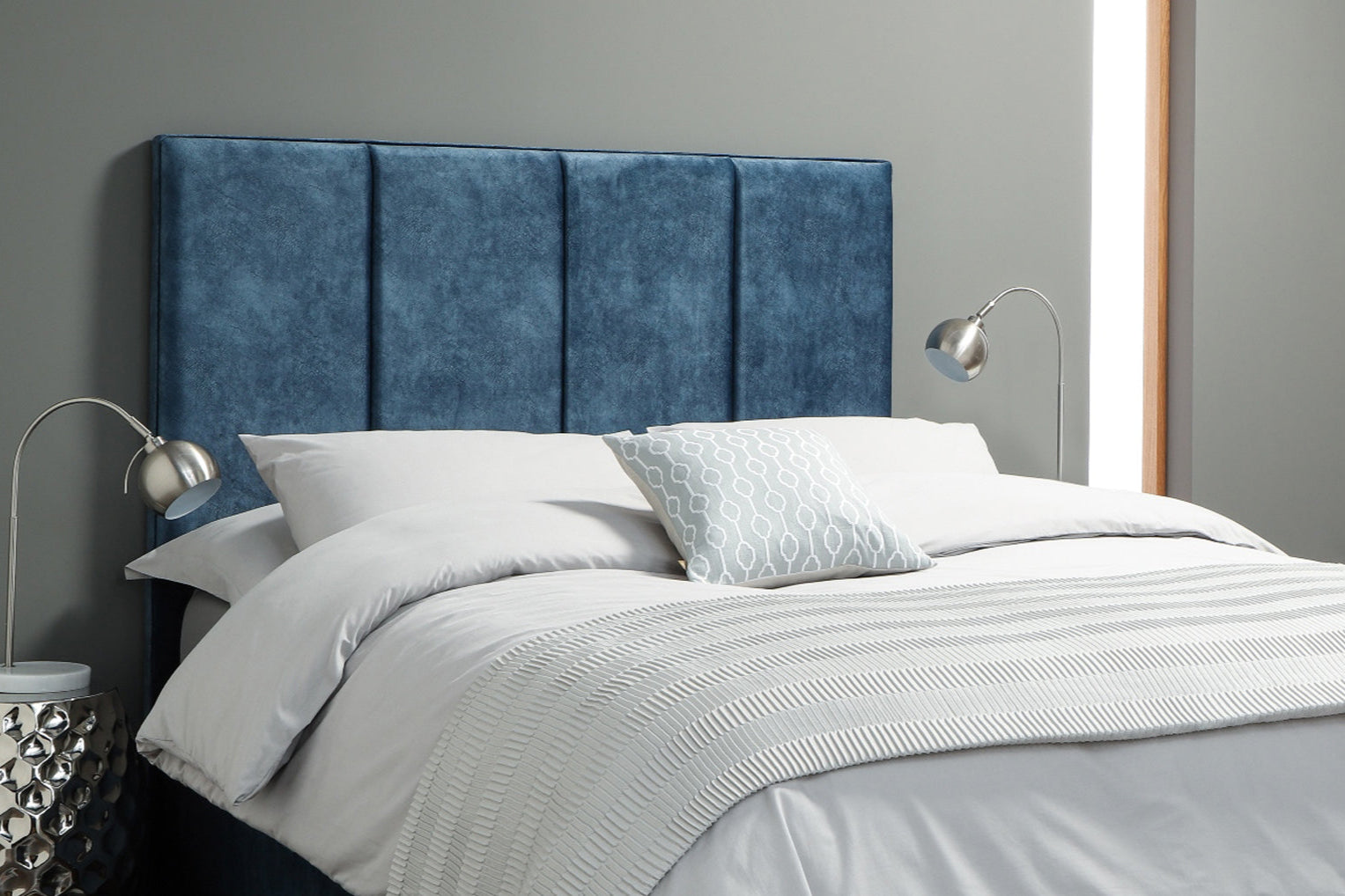 Chaplin Contemporary Upholstered Strutted Mount Headboard-zoom-1