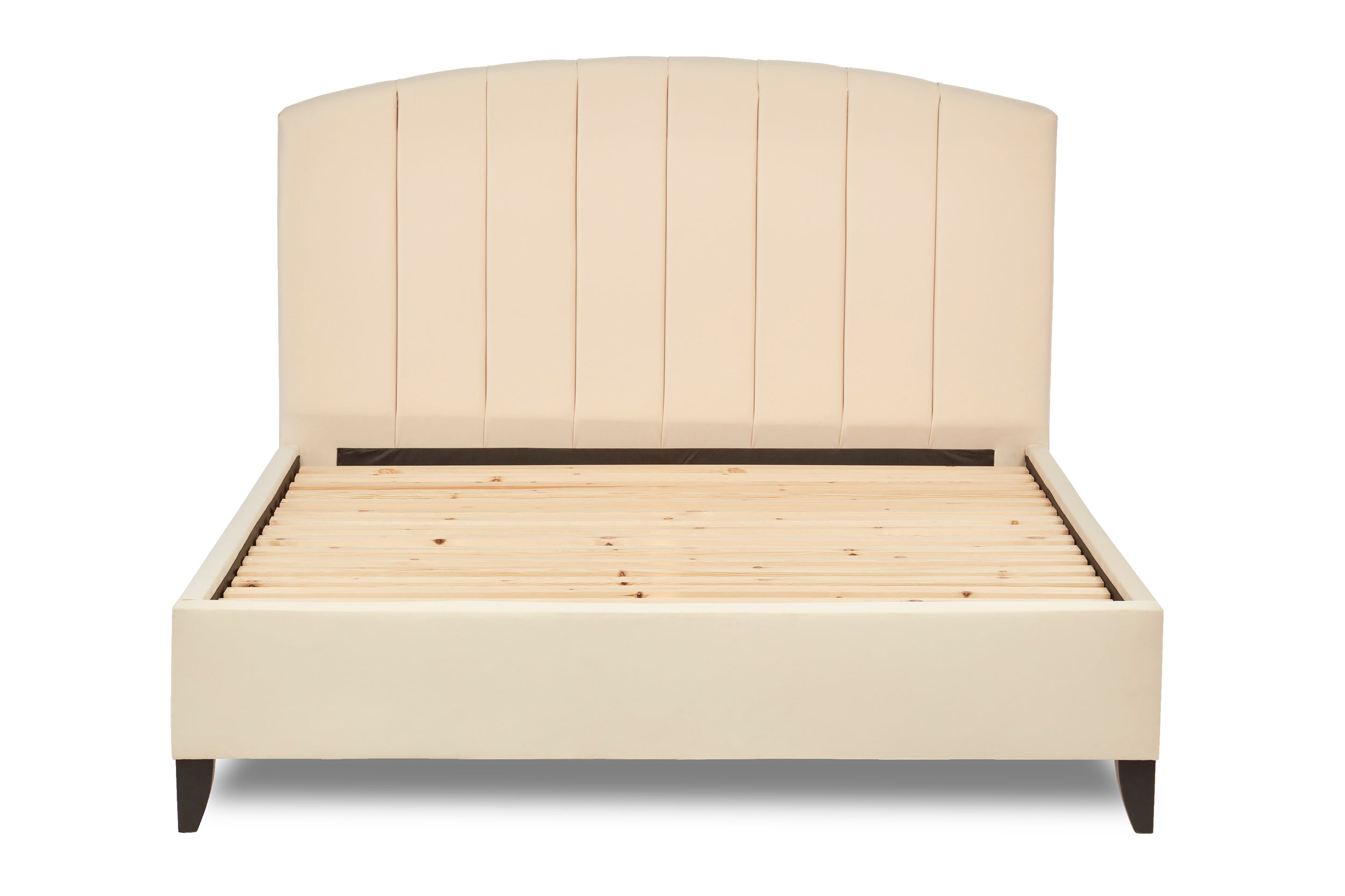 Peggy Modern Fabric Bed Curved Headboard-zoom-4