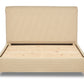 Churchill Modern Scroll Back Fabric Bed