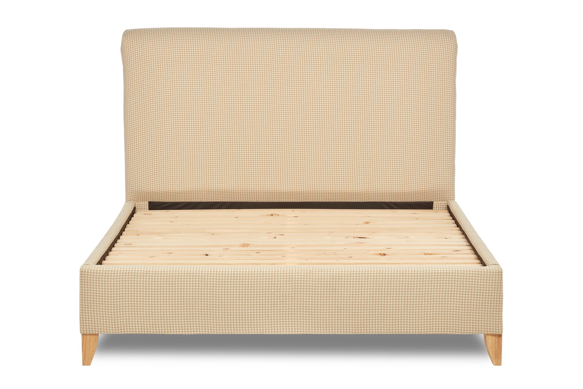 Churchill Modern Scroll Back Fabric Bed-3