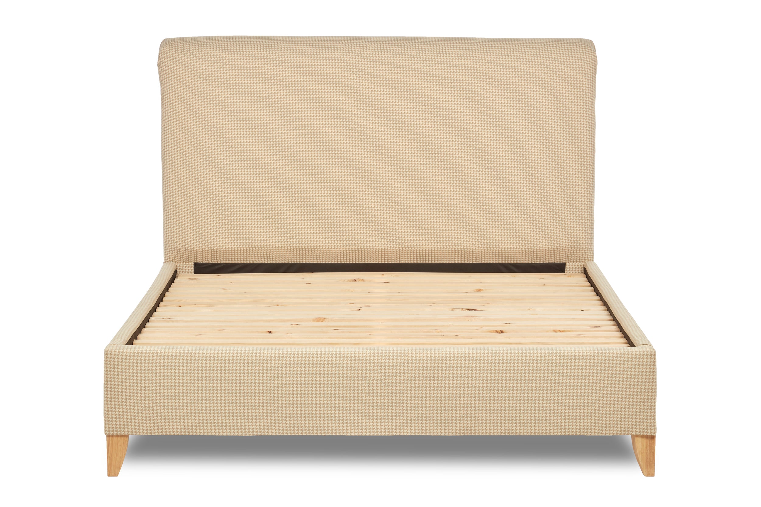 Churchill Modern Scroll Back Fabric Bed-zoom-3