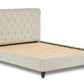 Arthur Fabric Scroll Bed With Low Foot End