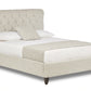 Arthur Fabric Scroll Bed With Low Foot End