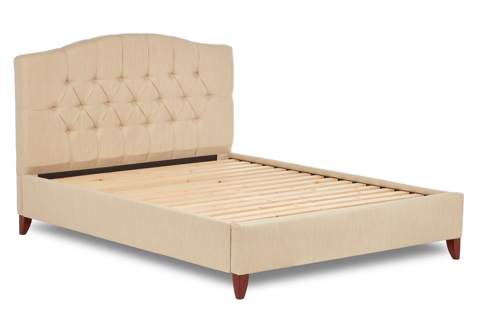 Mccartney Classic Chesterfield Fabric Bed-9