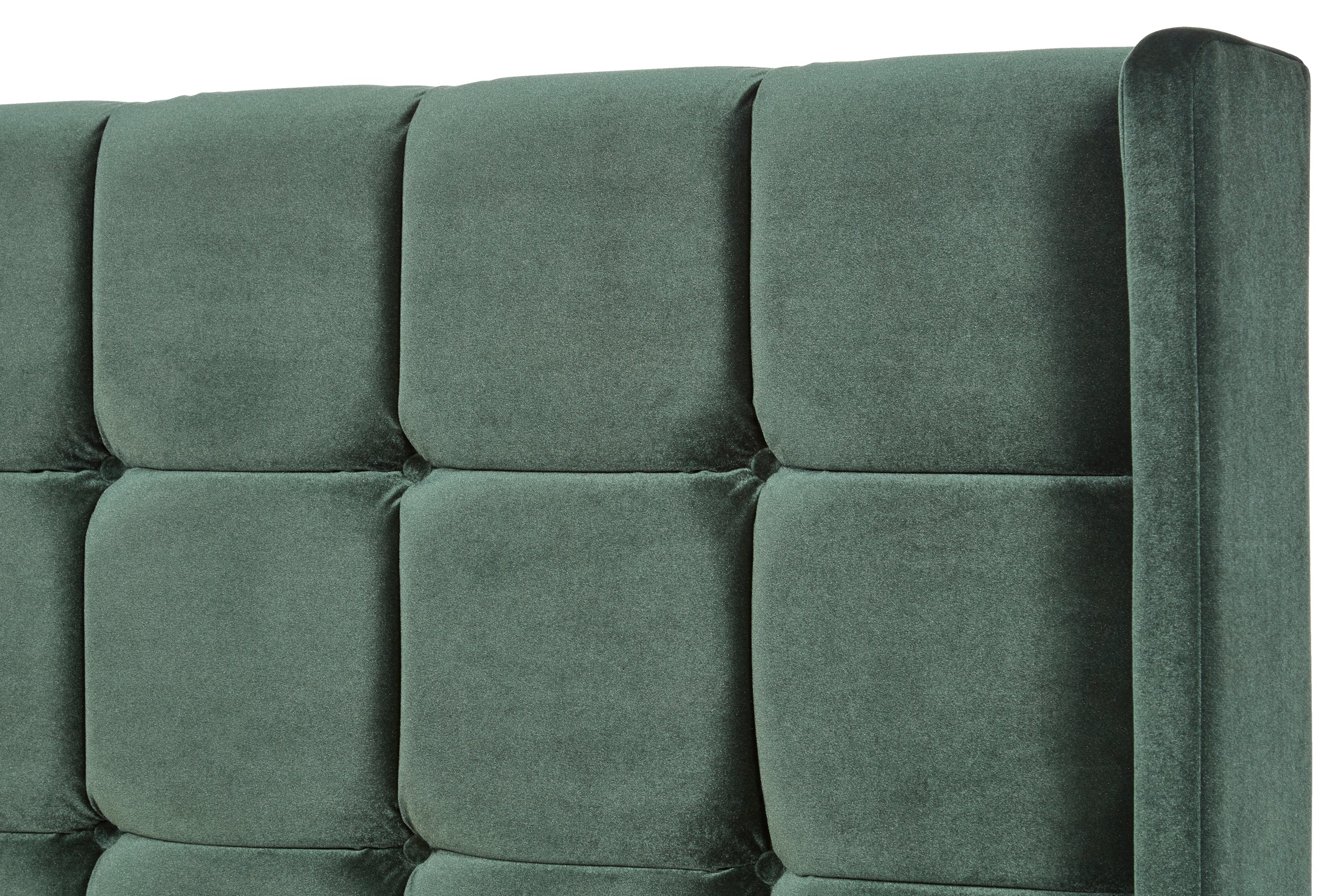 Watson Upholstered Bed With Panelled Winged Headboard-zoom-6