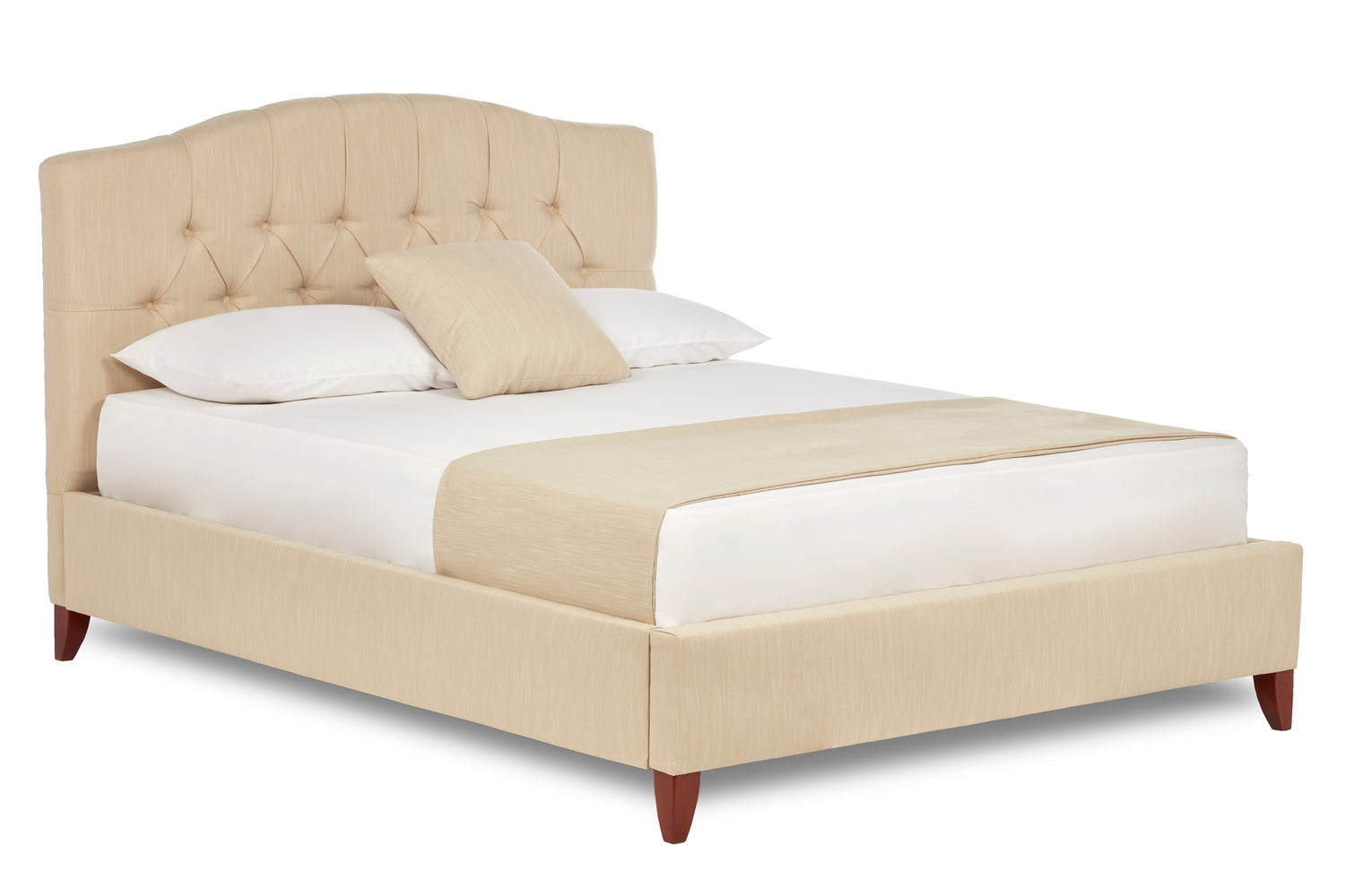 Mccartney Classic Chesterfield Fabric Bed