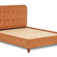 Lisburn Contemporary Button Backed Fabric Bed