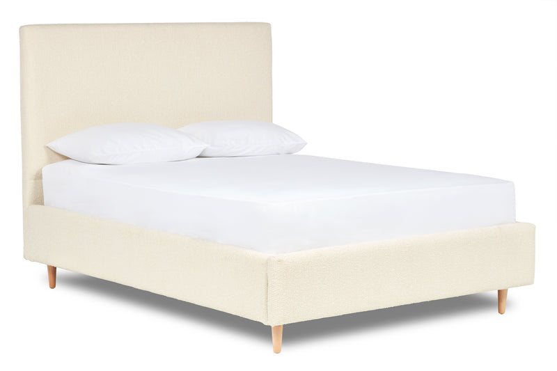 Berry Modern Upholstered Bed With Minimalist Design