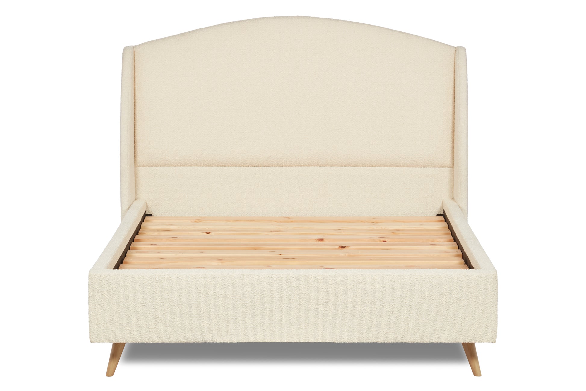 Bronte Modern Upholstered Bed With Curved Headboard-3