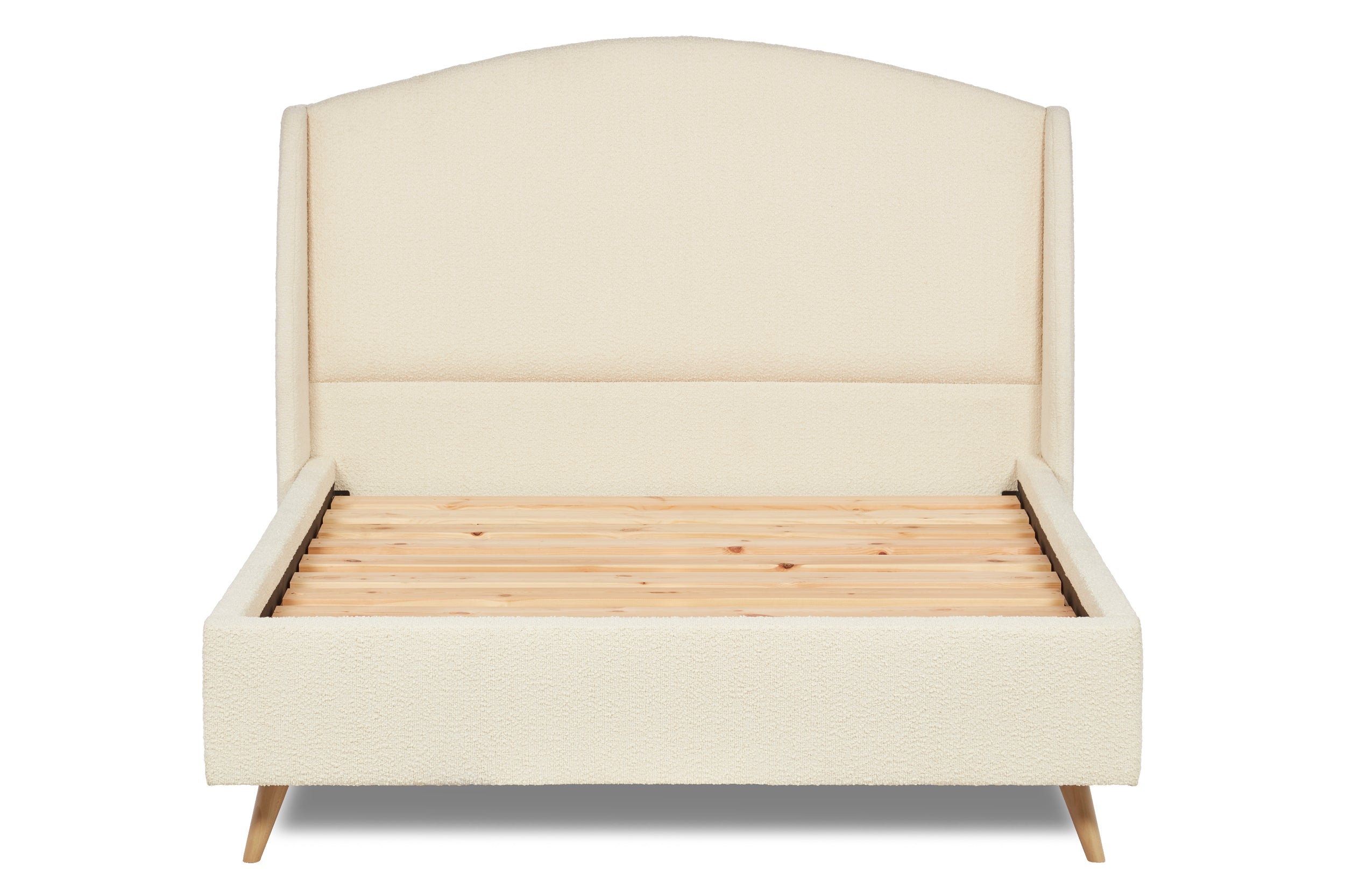 Bronte Modern Upholstered Bed With Curved Headboard-zoom-3