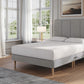 Catherine Upholstered Low Divan Base With Beech Wood Legs , Total Height 30CM