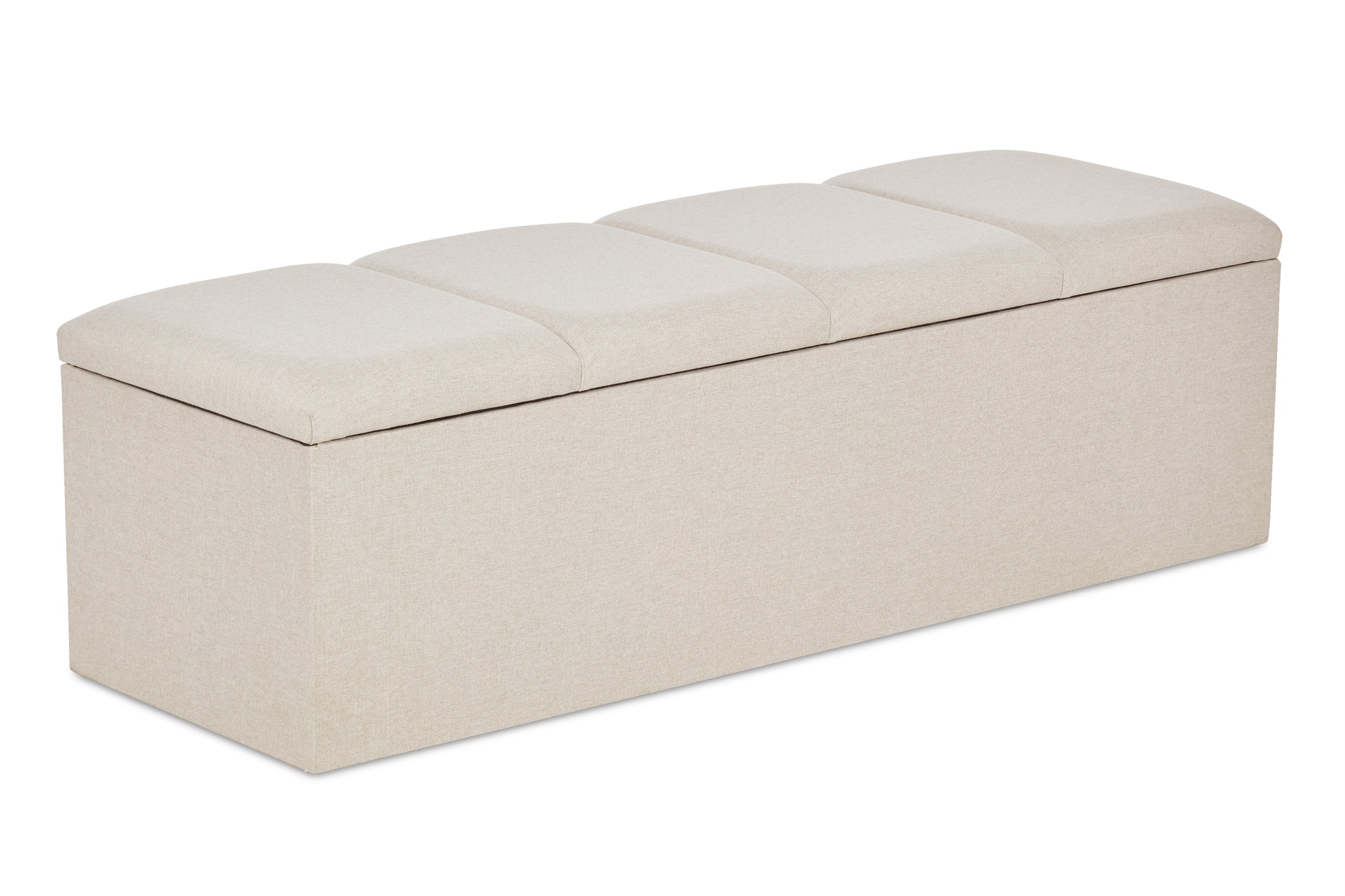 Chaplin Upholstered Ottoman Blanket Box With Fluting-zoom-3