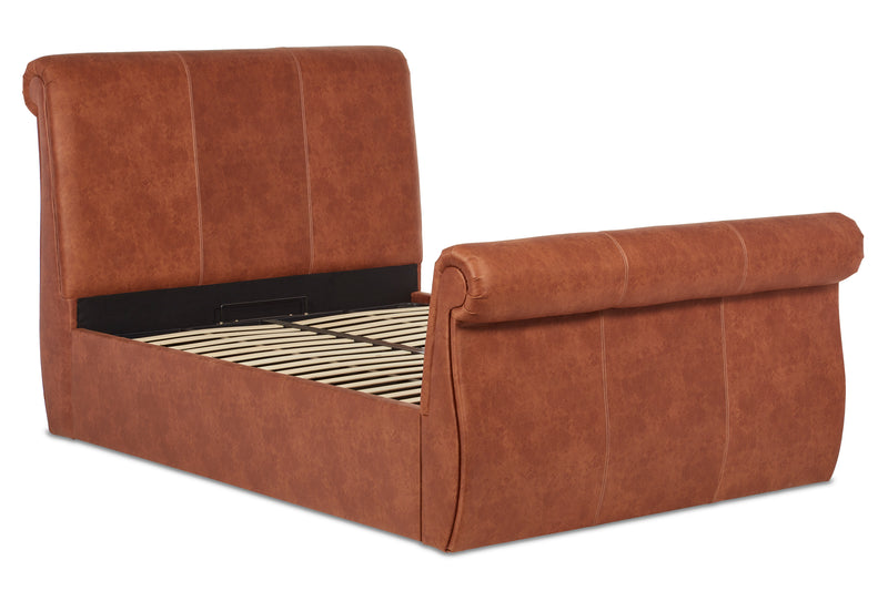 Chaucer Upholstered Ottoman Bed With Headboard And Footboard