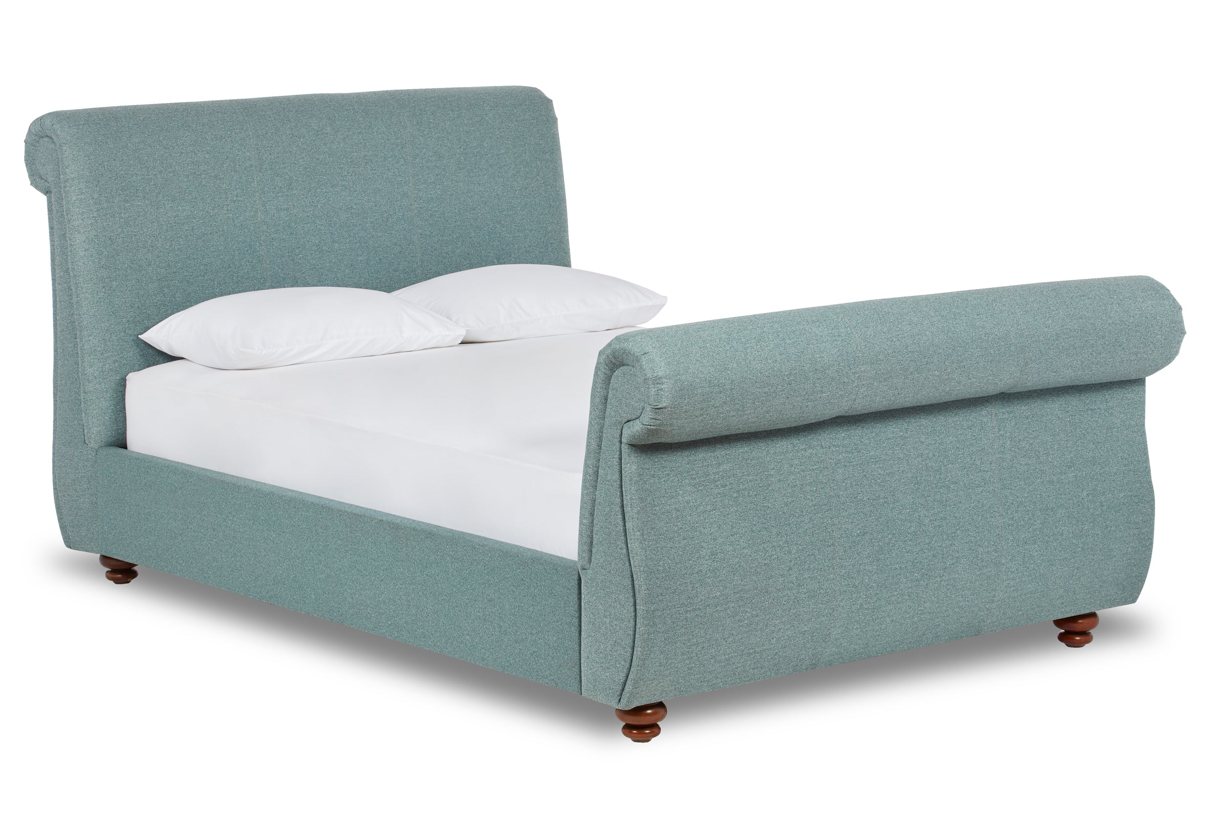 Chaucer Upholstered Scroll Bed With Headboard And Footboard-zoom-4