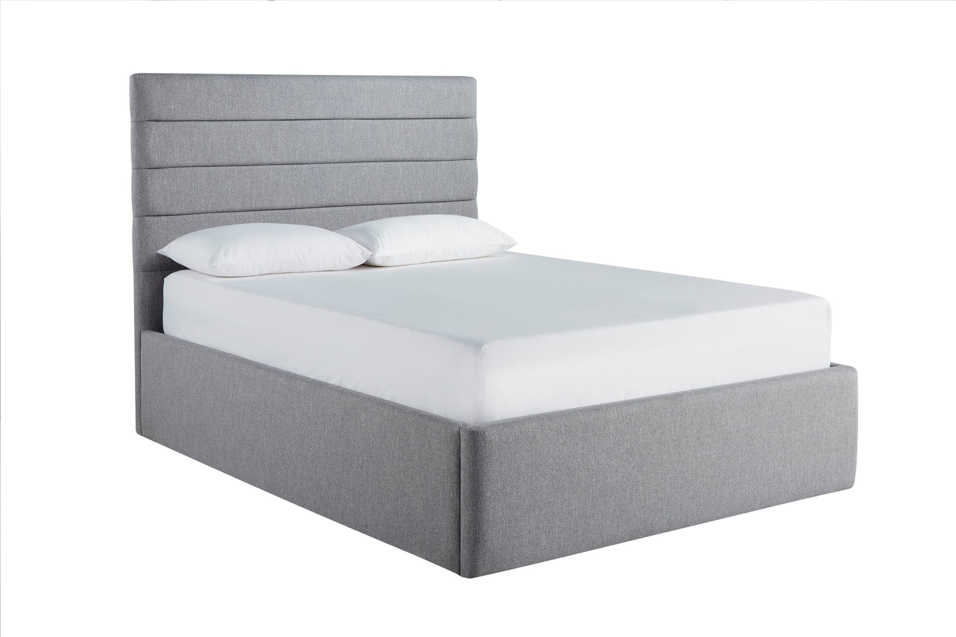 Nightingale Upholstered Ottoman Bed With Fluted Headboard-8