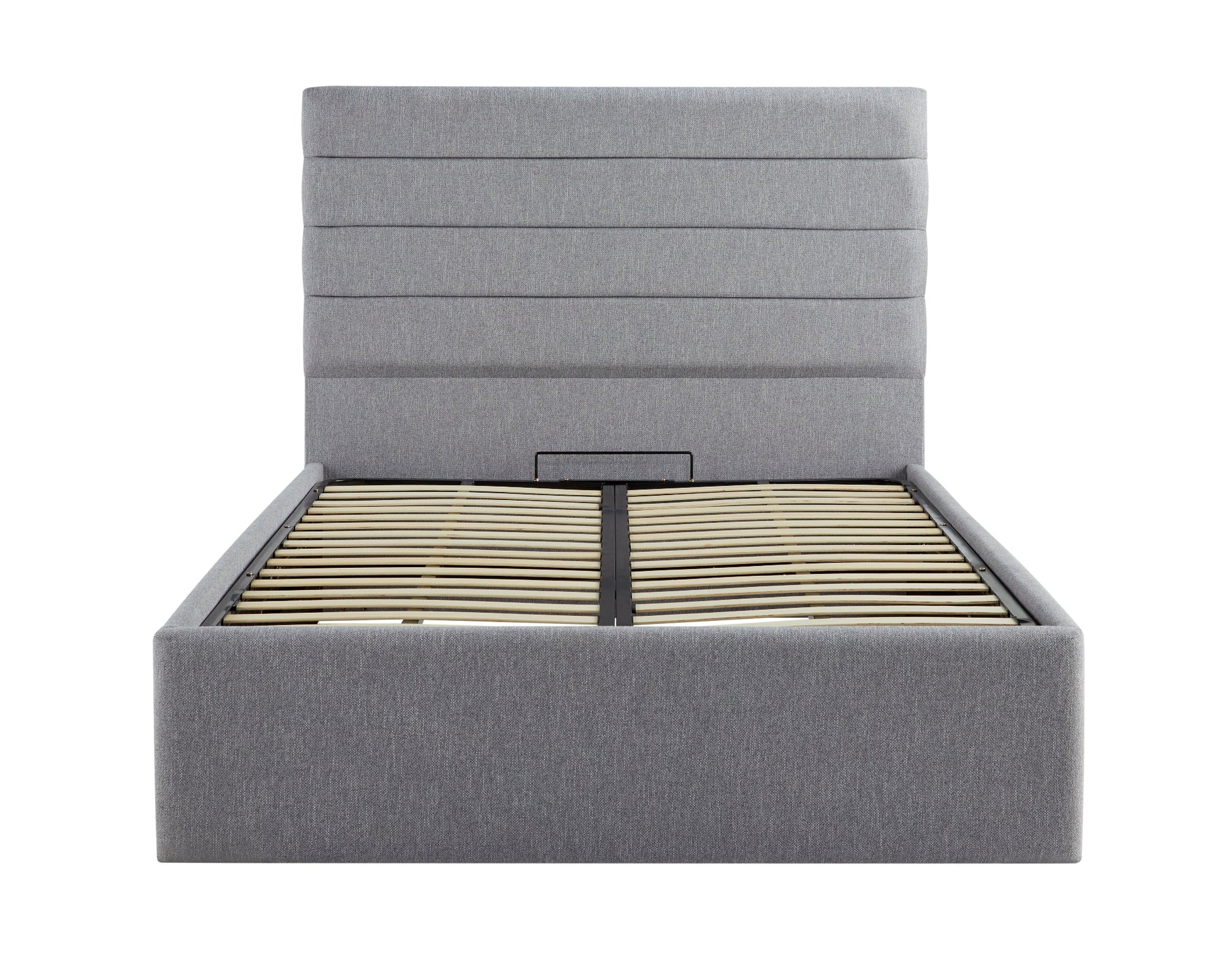 Nightingale Upholstered Ottoman Bed With Fluted Headboard-4