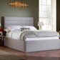 Nightingale Upholstered Ottoman Bed With Fluted Headboard