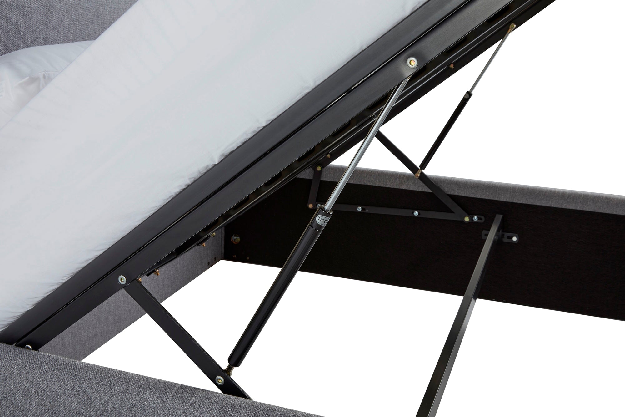 Nightingale Upholstered Ottoman Bed With Fluted Headboard-zoom-7