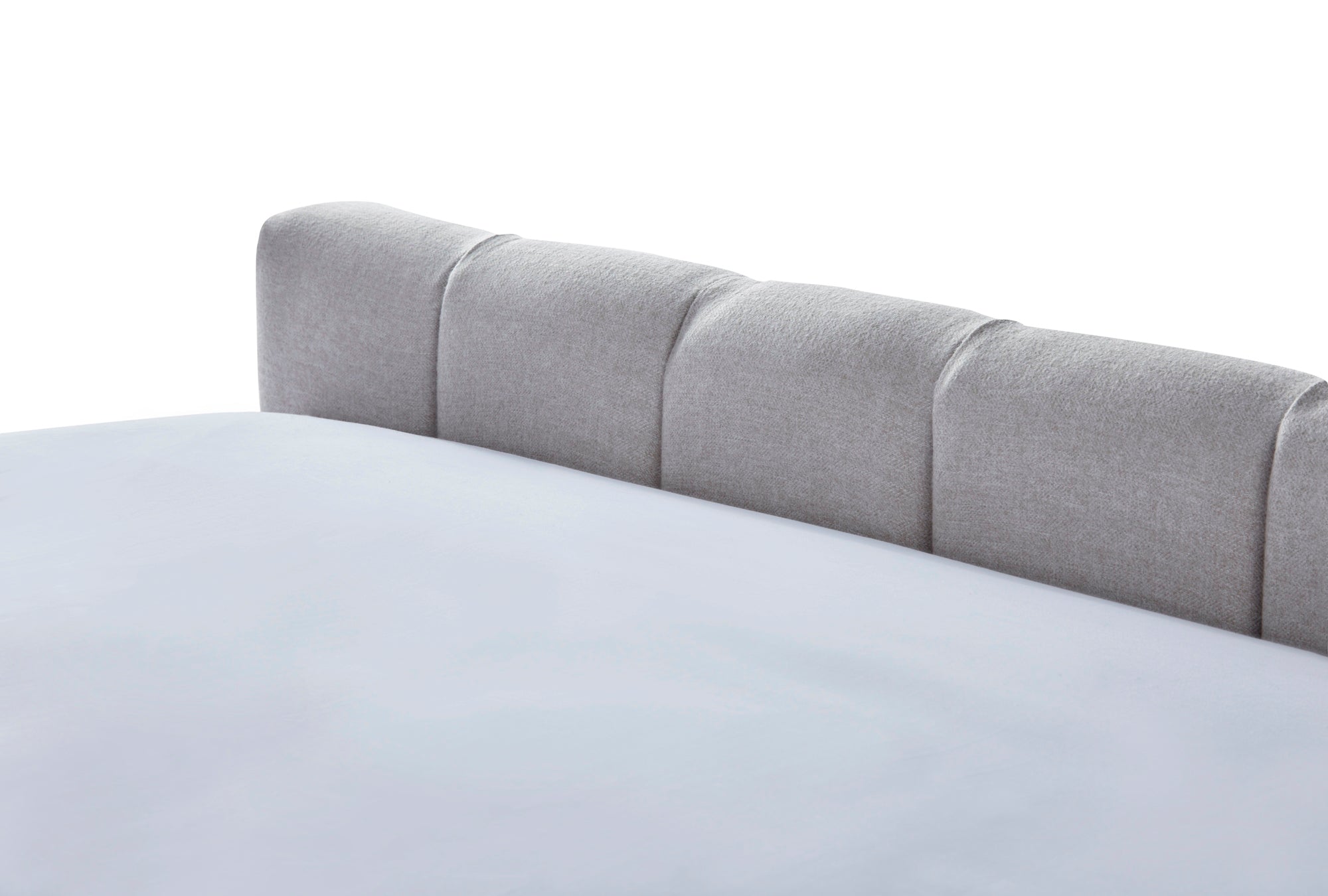 Shelley Upholstered Bed With Fluted Headboard And High Footboard-zoom-3