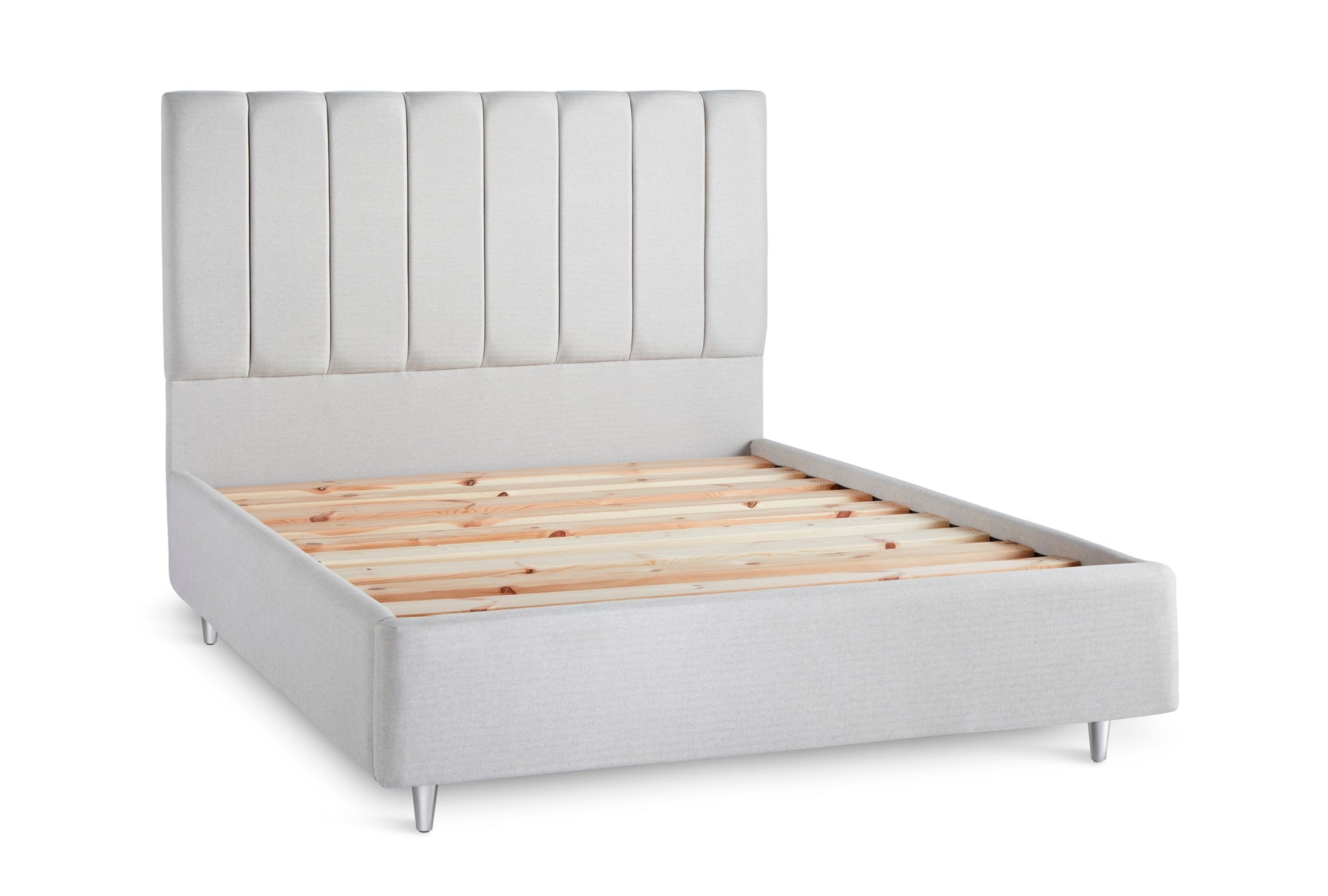 Shelley Upholstered Bed With Fluted Headboard-zoom-2