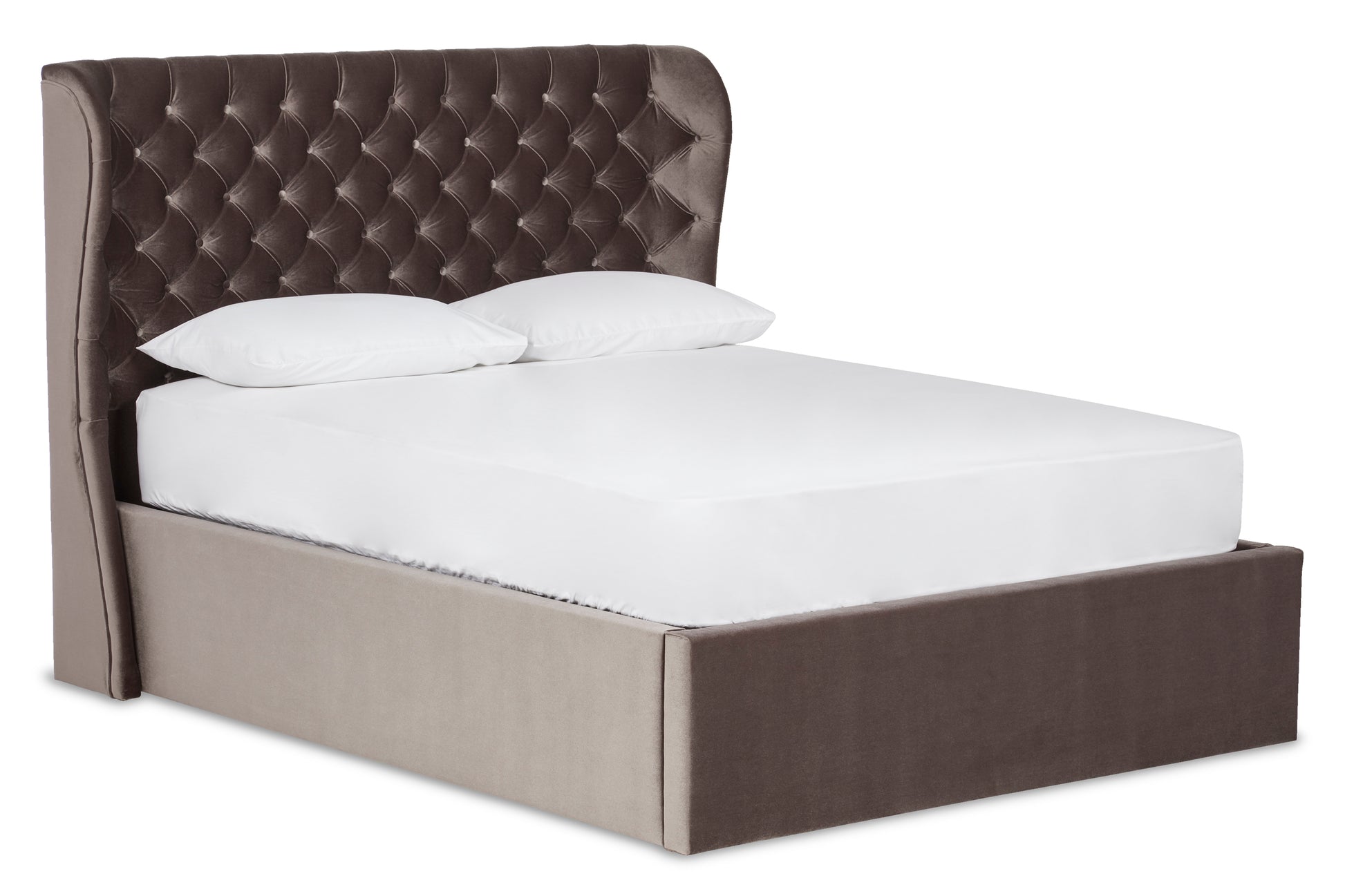 Mckellen Upholstered Ottoman Bed With Cocoon Headboard-2