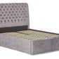 Boudica Upholstered Ottoman Bed With Roll Top Headboard