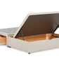 Eleanor Storage Ottoman Bed Base – Half-End Lift With 2 Small Drawers