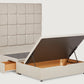 Eleanor Storage Ottoman Bed Base – Half-End Lift With 2 Large Drawers