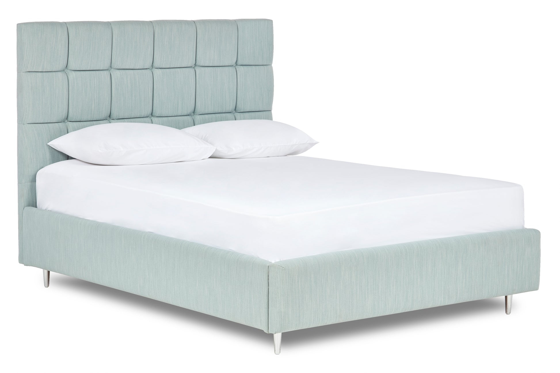 Hepworth Upholstered Bed With Fluted Headboard And Legs-6