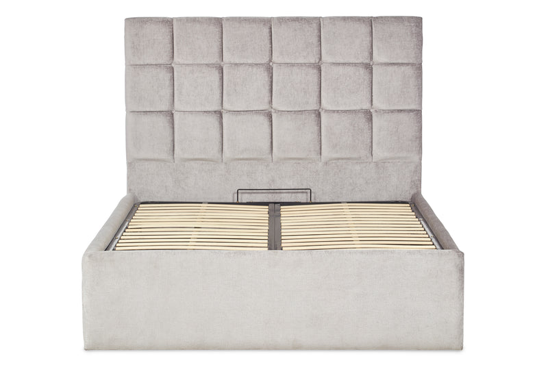 Hepworth Upholstered Ottoman Bed With Contemporary Headboard