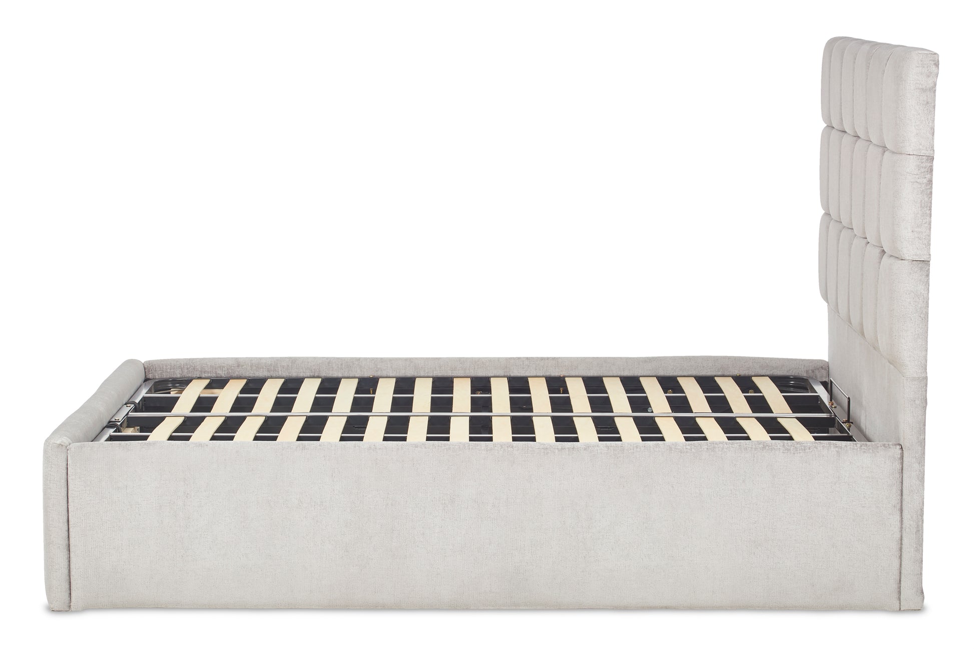 Hepworth Upholstered Ottoman Bed With Contemporary Headboard-5