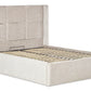 Hockney Upholstered Ottoman Bed With Winged Headboard