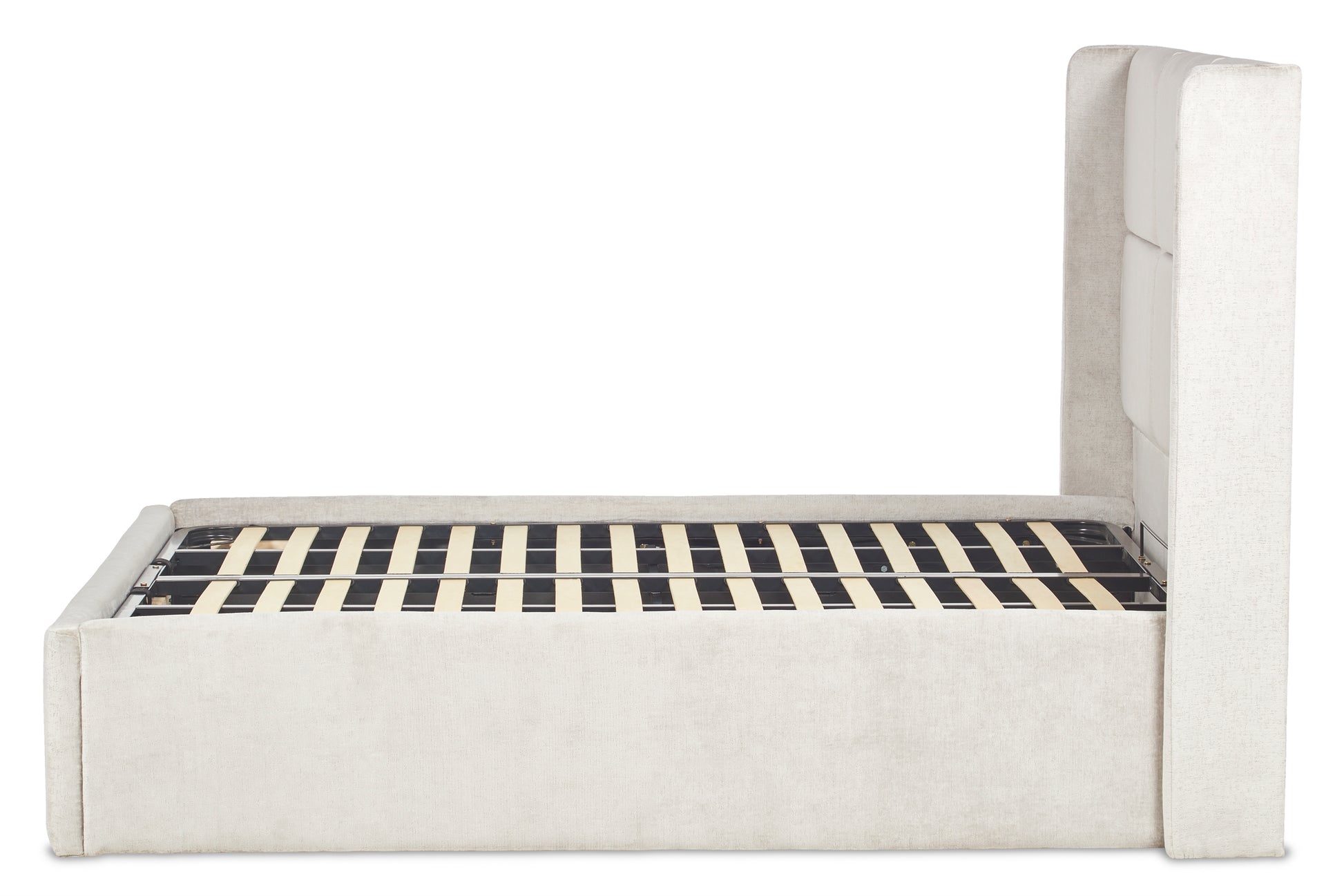 Hockney Upholstered Ottoman Bed With Winged Headboard-4