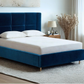 Hockney Upholstered Bed With Winged Headboard And Legs