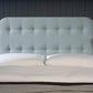 Shakespeare Contemporary Button-Backed Upholstered Mounted Strutted Headboard