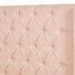 Jones Upholstered Bed With Chesterfield-Style Winged Headboard