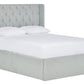 Jones Upholstered Ottoman Bed With Winged Headboard