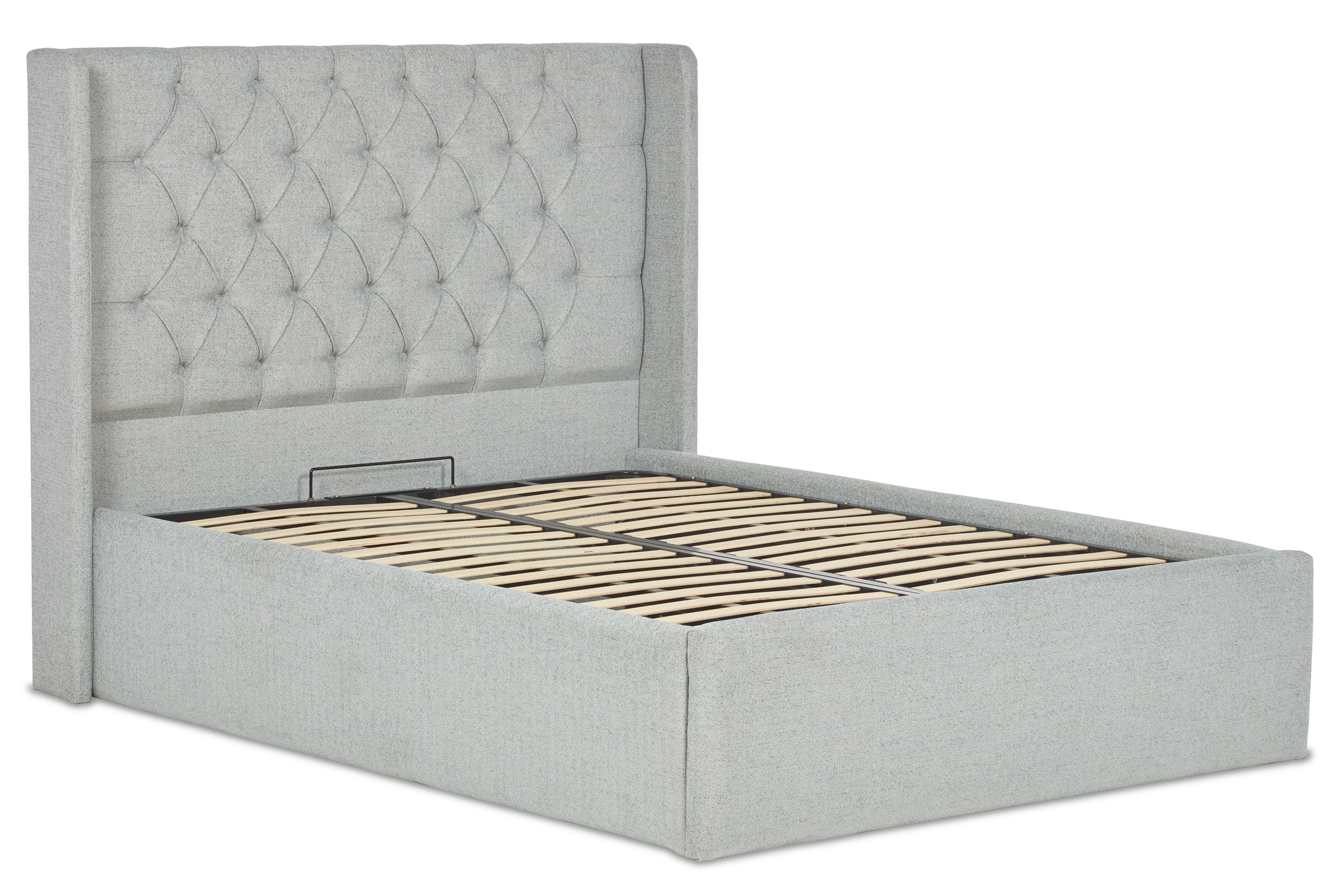 Jones Upholstered Ottoman Bed With Winged Headboard-zoom-3